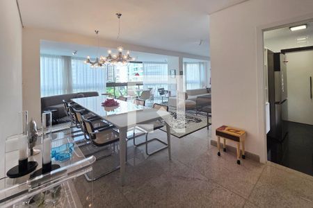 Sala de Jantar de apartamento à venda com 4 quartos, 180m² em Belvedere, Belo Horizonte