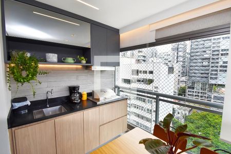 Sala de jantar de apartamento para alugar com 2 quartos, 68m² em Pinheiros, São Paulo