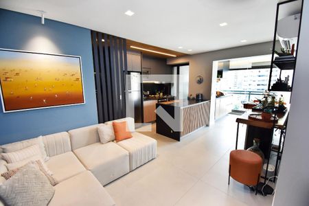 Sala de estar de apartamento para alugar com 2 quartos, 68m² em Pinheiros, São Paulo