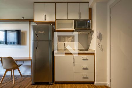 Sala/Cozinha de apartamento para alugar com 1 quarto, 27m² em Pinheiros, São Paulo