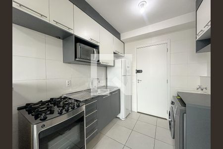 Sala/Cozinha de apartamento à venda com 1 quarto, 28m² em Vila Romana, São Paulo