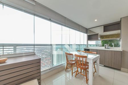 Varanda de apartamento para alugar com 1 quarto, 33m² em Brooklin, São Paulo