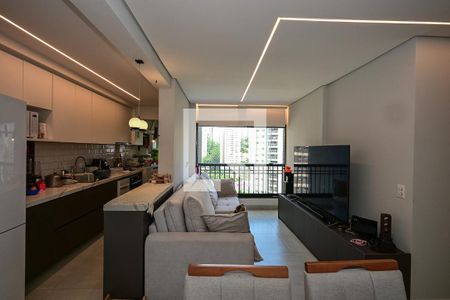 Sala de apartamento para alugar com 2 quartos, 64m² em Vila Andrade, São Paulo