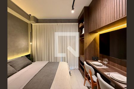 Quarto  de kitnet/studio para alugar com 0 quarto, 25m² em Vila Cordeiro, São Paulo