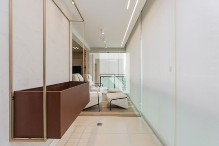 Varanda da Sala de apartamento à venda com 4 quartos, 133m² em Vila Andrade, São Paulo