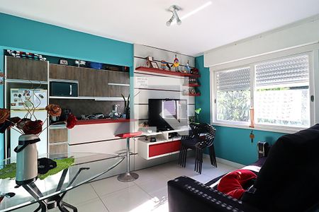 Sala de apartamento à venda com 1 quarto, 49m² em Bom Jesus, Porto Alegre