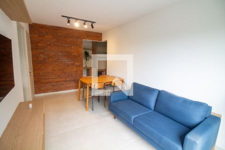 Sala / Sala de Jantar de apartamento para alugar com 1 quarto, 49m² em Cidade Monções, São Paulo