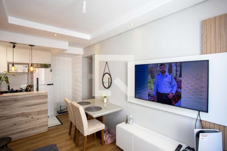 Sala de apartamento para alugar com 2 quartos, 48m² em Canhema, Diadema