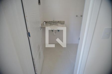 Banheiro da Suíte de apartamento à venda com 1 quarto, 51m² em Parque das Nações, Santo André