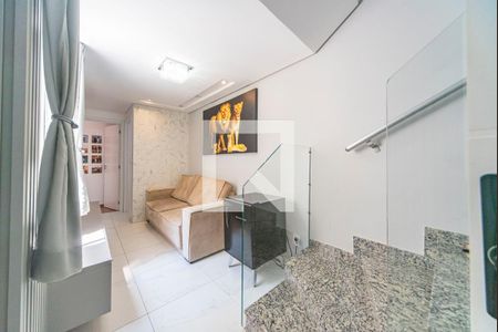 Sala de apartamento à venda com 2 quartos, 104m² em Campestre, Santo André