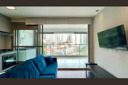 Sala de apartamento para alugar com 1 quarto, 50m² em Vila Anglo Brasileira, São Paulo