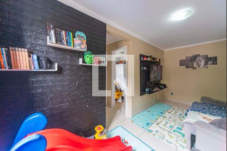 Sala de apartamento à venda com 2 quartos, 50m² em Parque Sao Vicente, Santo André