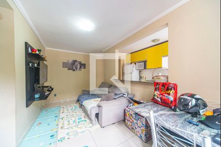 Sala de apartamento à venda com 2 quartos, 50m² em Parque Sao Vicente, Santo André