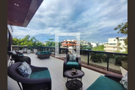 Varanda de apartamento à venda com 4 quartos, 420m² em Recreio dos Bandeirantes, Rio de Janeiro