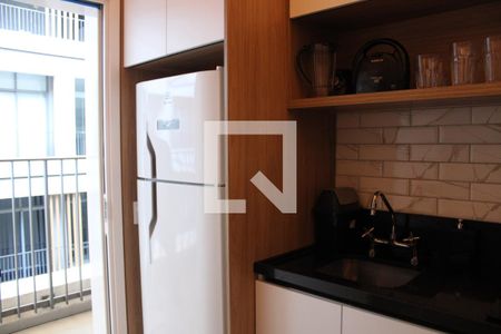 Cozinha de kitnet/studio para alugar com 1 quarto, 25m² em Vila Mariana, São Paulo