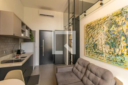 Sala/Cozinha de apartamento para alugar com 2 quartos, 34m² em Hugo Lange, Curitiba