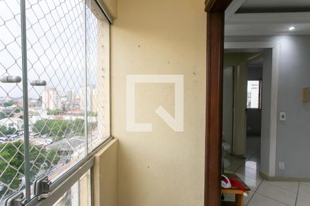 Varanda da Sala de apartamento para alugar com 2 quartos, 60m² em Vila Santana, São Paulo