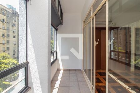 Varanda da Sala de apartamento à venda com 3 quartos, 90m² em Centro Histórico, Porto Alegre