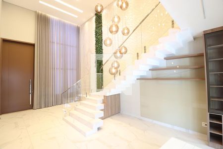 Sala de casa de condomínio para alugar com 4 quartos, 234m² em Grand Ville, Uberlândia