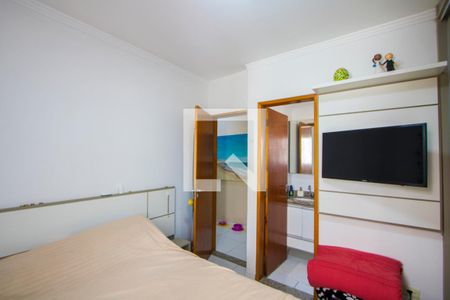 Quarto 1 - Suíte de apartamento à venda com 2 quartos, 87m² em Vila Guarani, Santo André