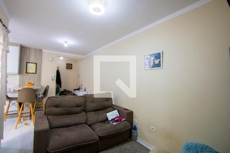 Sala de apartamento à venda com 2 quartos, 87m² em Vila Guarani, Santo André