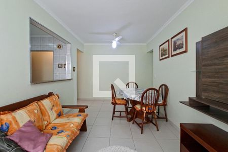 Sala de apartamento para alugar com 2 quartos, 77m² em Guilhermina, Praia Grande