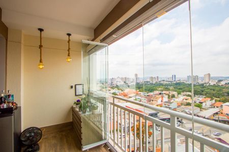 Varanda da sala de apartamento para alugar com 2 quartos, 61m² em Vila Apiai, Santo André