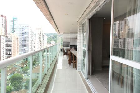 Varanda Gourmet de apartamento para alugar com 3 quartos, 206m² em Pompéia, Santos