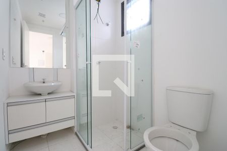 Banheiro de apartamento para alugar com 1 quarto, 26m² em Barra Funda, São Paulo