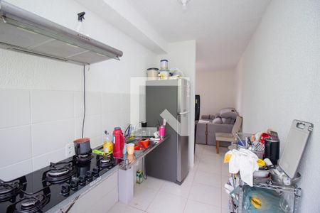 Cozinha e Área de Serviço de apartamento à venda com 2 quartos, 41m² em Caiapos, Contagem