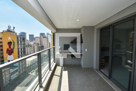 varanda sala de apartamento à venda com 3 quartos, 86m² em Pinheiros, São Paulo