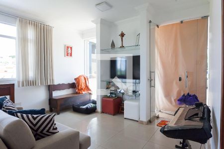 sala de tv - cobertura  de apartamento à venda com 3 quartos, 170m² em Jaraguá, Belo Horizonte
