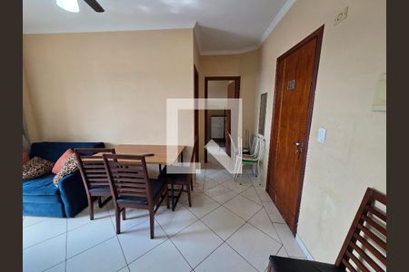 Sala de apartamento para alugar com 1 quarto, 42m² em Guilhermina, Praia Grande