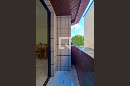 Sacada  de apartamento para alugar com 1 quarto, 47m² em Nova Mirim, Praia Grande