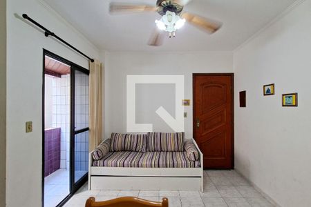Sala de apartamento para alugar com 1 quarto, 47m² em Nova Mirim, Praia Grande