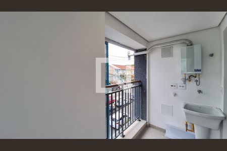 Varanda e área de serviço de apartamento para alugar com 1 quarto, 44m² em Perdizes, São Paulo