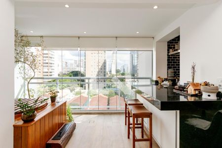 Varanda de apartamento à venda com 1 quarto, 53m² em Cidade Monções, São Paulo