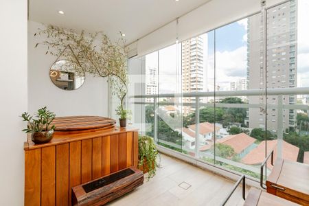 Varanda de apartamento à venda com 1 quarto, 53m² em Cidade Monções, São Paulo