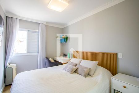 Quarto 1 - Suíte de apartamento à venda com 2 quartos, 70m² em Vila Valparaíso, Santo André
