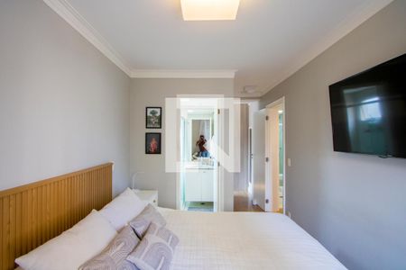 Quarto 1 - Suíte de apartamento à venda com 2 quartos, 70m² em Vila Valparaíso, Santo André