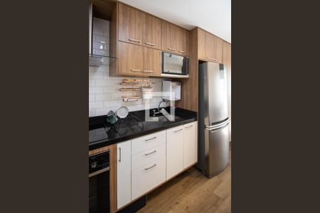 Sala/Cozinha de apartamento à venda com 1 quarto, 40m² em Panamby, São Paulo