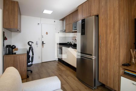 Sala/Cozinha de apartamento à venda com 1 quarto, 40m² em Panamby, São Paulo