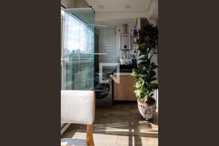 Varanda gourmet/serviço de apartamento à venda com 1 quarto, 40m² em Panamby, São Paulo