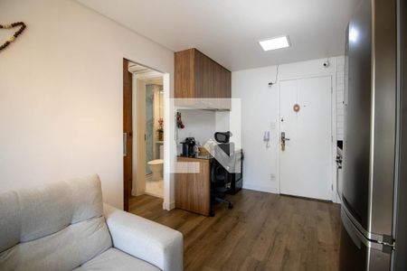 Sala/Cozinha de apartamento à venda com 1 quarto, 40m² em Panamby, São Paulo