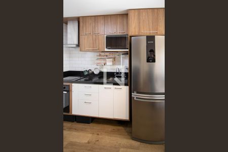 Sala/Cozinha de apartamento à venda com 1 quarto, 40m² em Panamby, São Paulo