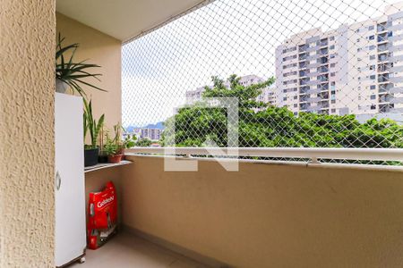 Varanda da Sala de apartamento para alugar com 3 quartos, 78m² em Cachambi, Rio de Janeiro