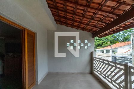 Varanda da Suíte 1 de casa à venda com 3 quartos, 222m² em Demarchi, São Bernardo do Campo