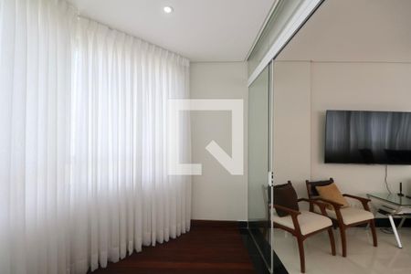 Varanda de apartamento para alugar com 4 quartos, 214m² em Barra Funda, Guarujá