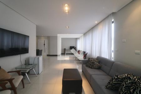 Sala de apartamento para alugar com 4 quartos, 214m² em Barra Funda, Guarujá