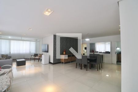 Sala de apartamento para alugar com 4 quartos, 214m² em Barra Funda, Guarujá